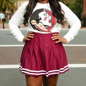 Maroon Tailgate Skirt